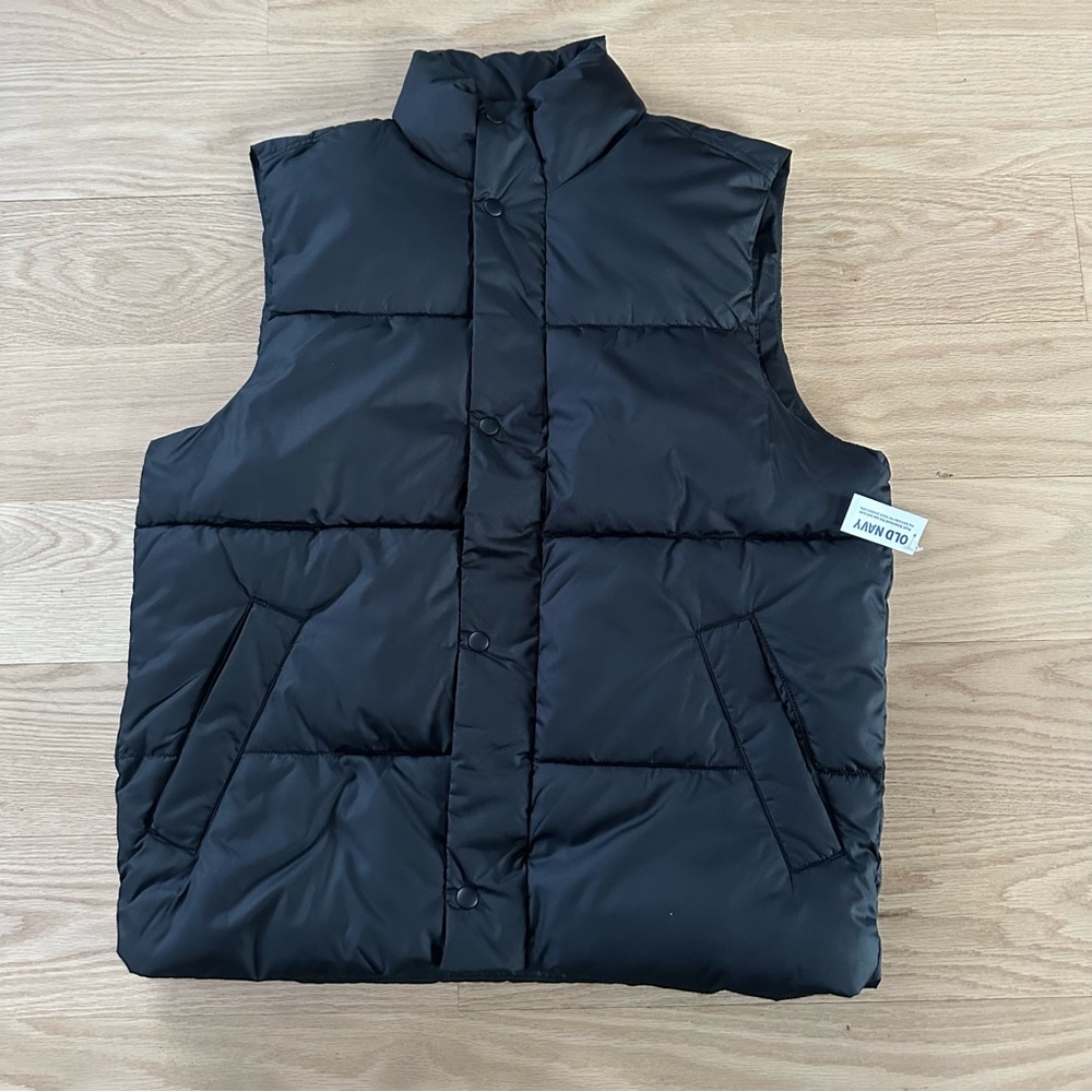 Small Oversized Black Vest